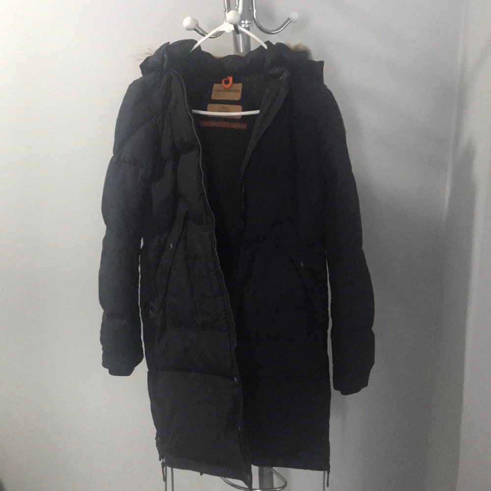 Used Parajumpers Navy Small Down Coat